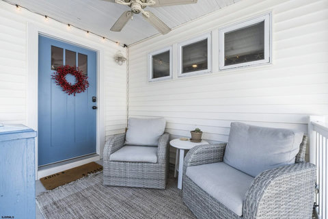 Private patio area