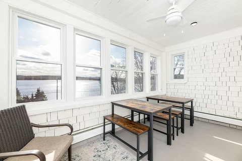 Upstairs sunroom with quite the view!