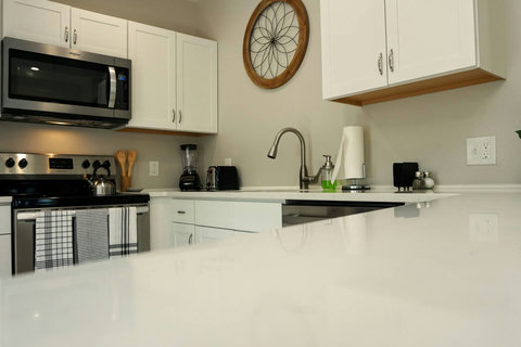 Clean lines and simple design will make you comfortable right away to whip up yummy meals and snacks.