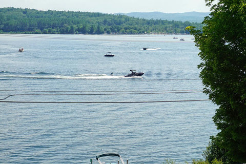 Fun people and watercraft watching!