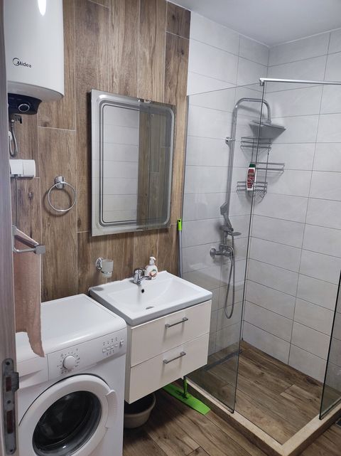 WC with washing machine