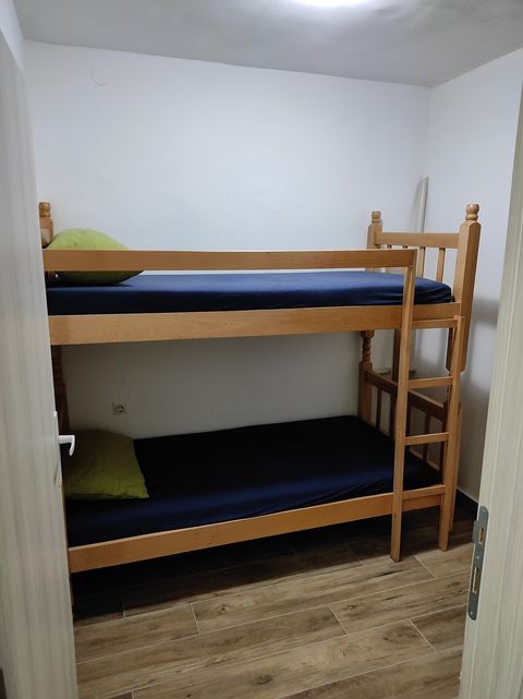 Double decker in bedroom. 