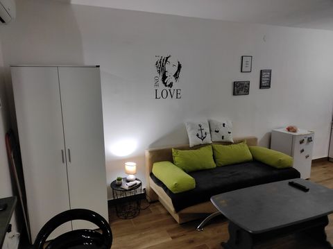 Reading corner in living room. 