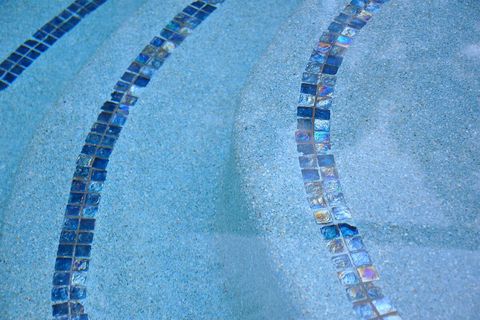 The Custom Tile in our newly renovated pool. Photo Dec. 2018
