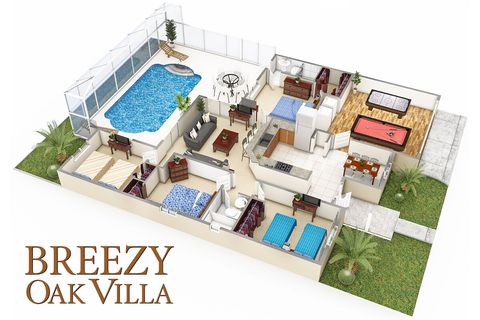The fabulous Breezy Oak Villa; the perfect spot for your Florida holiday!