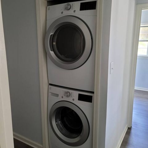 Stackable washer and dryer