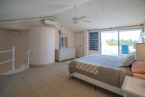 Bedroom 3 features its own private exterior patio with amazing views.