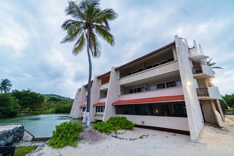 View of building from beach.