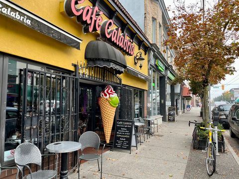 The local neighbourhood - Cafe Calabria. This is a Commercial Drive Institution and one of the original Italian Coffee Shops in Little Italy.