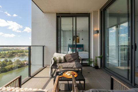 Wake up to breathtaking views and enjoy direct balcony access from the comfort of your beautifully appointed bedroom.