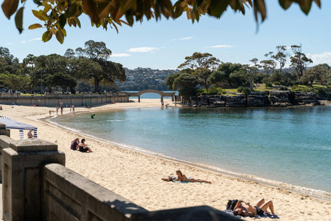 Swim, sunbathe or simply unwind beside the calm waters and sandy shoreline of Balmoral Beach