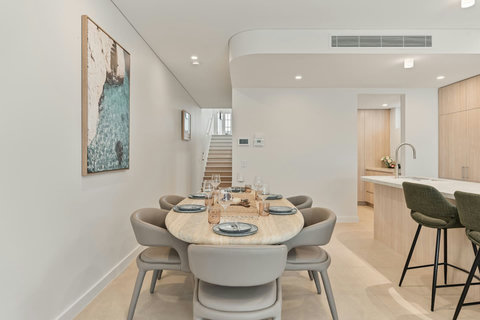 Elegant dining setting perfect for family meals, celebrations and shared holiday moments.
