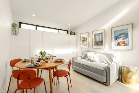 Living & Dining | Share meals around the table before settling into the adjoining lounge.