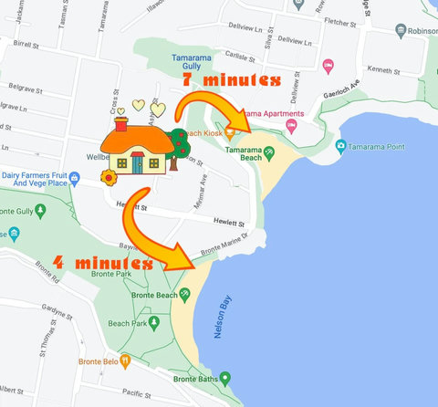 Home is walkable to attractions