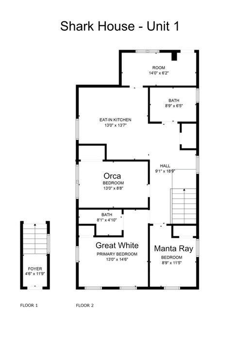 Floor plan Unit 1