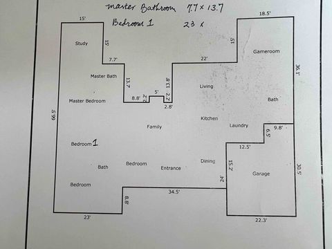 House room layout for sleep arrangement planning 
