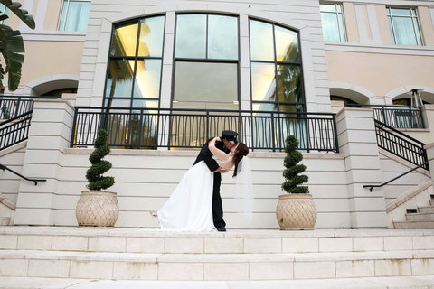 Have your wedding guests stay in our homes where we can host up to 60 persons (if you rent both of them 30 persons x 2 homes) and host you ceremony at this beautiful resort just a couple of miles away from our private Golf Tennis SPA Resort Villas.