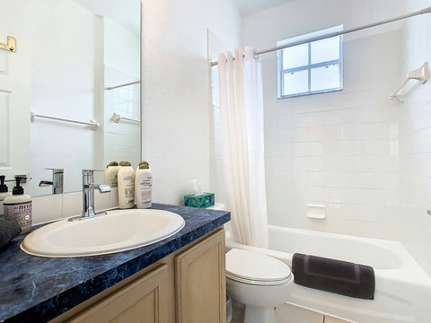 Discover the perfect blend of shower and bathtub combo, creating a spa-like experience for your ultimate relaxation.
