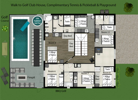 Explore the Disney Estate Floorplan - Second Floor - Unveiling more magic and comfort.