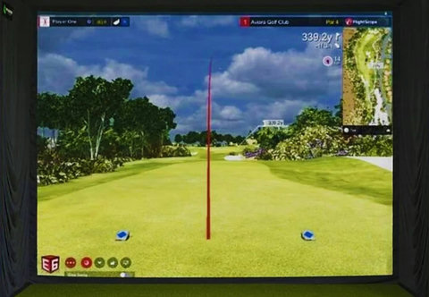 Your Exclusive Golf Studio - Experience pro-level practice with Bryson DeChambeau & Bubba Watson's Golf Launch Monitor & Simulator. Pre-book with a deposit, at least 3 weeks before your stay.