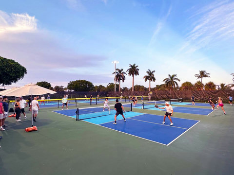 Complimentary Pickleball Courts at Miami Beach Golf Club