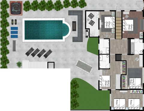 Floorplan Second floor