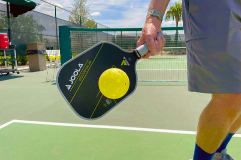 6 Complimentary pickle-ball courts and we provide complimentary use of pickle-ball rackets and balls (there are no reservations needed, all on a first come, first serve basis).