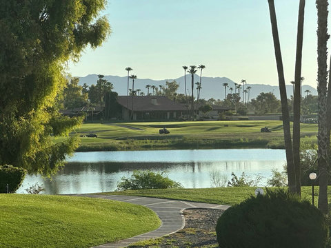 Panoramic Golf Course Views: Enjoy stunning vistas overlooking McCormick Ranch's Golf Club from our property.
