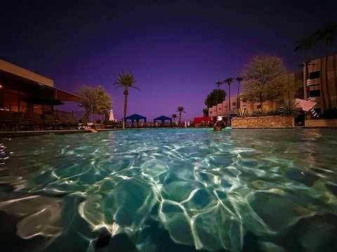 Enjoy full access to the Resort Restaurant, Bar, & Heated Pool just 100 yards away from villa. Plus, unwind in your private hot tub with an exotic fireplace for breathtaking Arizona Mountain sunsets at our ScottsdaleResortVillas - ScottsdaleGolfVilla