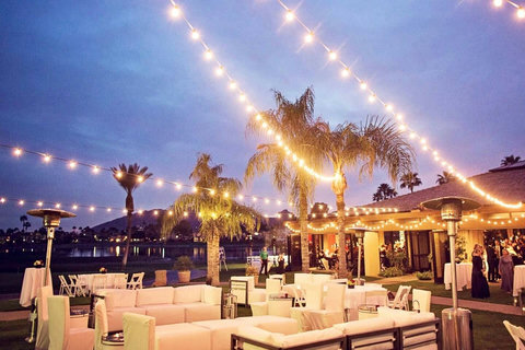 Save your special memories, experiences, and moments at our private villa in this beautiful sunset setting! Our private villa can be seen in this photo in the background on the other side of the lake in McCormick Ranch in the heart of Scottsdale. 