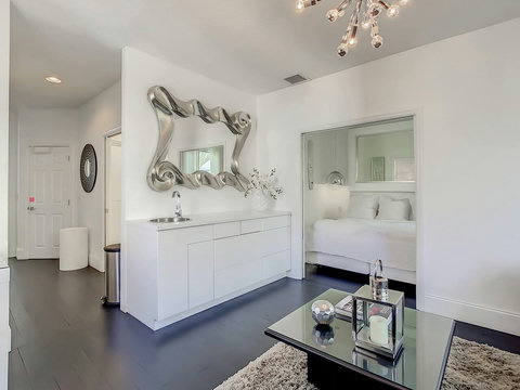 Modern elegance at its finest! Our chic home showcases a contemporary design for a stylish and luxurious stay.