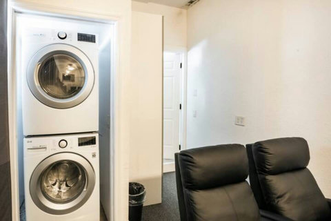 Convenient Laundry Access - Enjoy the ease of having a washer and dryer at your disposal.
