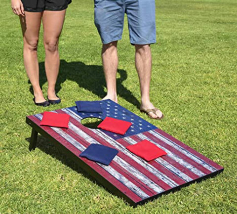 Experience the All-American fun with our Cornhole game. Play it in the garden or carry it to the park. Cornhole is a very popular game which is perfect for socializing, or competing, or entertaining your friends and family after dinner.
