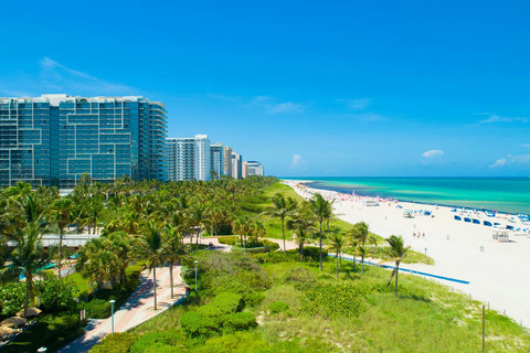 Explore South Beach's attractions- Lincoln Road, Convention Center & Beach at Collins Park Beach - just a short walk, bike, or ride away. Enjoy full-service beach lounge chairs, umbrellas, or indulge in beachfront dining at the exclusive 1BEACH CLUB.
