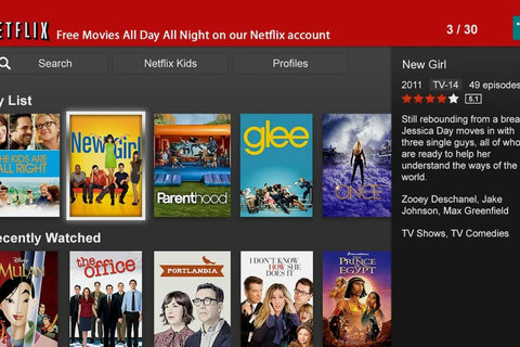 Stream your favorite movies all day and night on our complimentary Netflix account for non-stop enjoyment.
