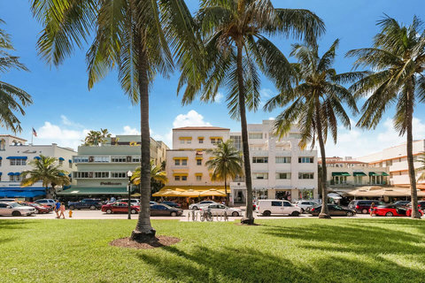 Iconic Oceanfront Beauty - Discover Casa Grande's stunning exterior on Ocean Drive, overlooking Lummus Park Beach.
