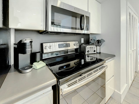A culinary haven! Discover the second full-size kitchen (2), perfect for a private chef experience. Indulge in gourmet delights.