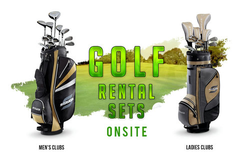 Enjoy a complimentary golfing experience with our provided golf sets available for your use.

