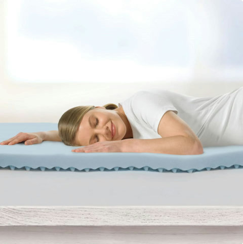 Enhance your beauty sleep with a luxurious memory foam mattress topper, ensuring a restorative and rejuvenating rest.