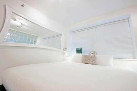 Embrace the comfort! Enjoy bedrooms with cozy memory foam mattresses, down comforters, and duvet sheets for a perfect night's sleep.