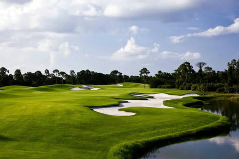 Immerse yourself in the brilliance of Tom Fazio's design at Ryder Course, a golfer's paradise just outside our home.