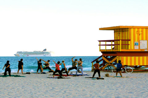 Unwind with beachside yoga - a serene experience just steps from your accommodation.
