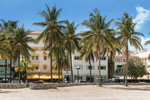 Miami beachfront building on World Famous Ocean Drive! Savor exotic American fusion cuisine and tropical drinks in the in-house restaurant. Your dream beach getaway awaits! 
