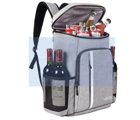 Backpack Cooler Leakproof Insulated Waterproof Backpack Cooler Bag with room for up to 4 wine bottles and/or 30 cans. 