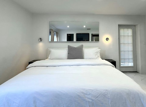 Bedroom #1: Flexible comfort with 1 king or 2 twin beds plus an extra twin, a 50-inch plasma TV with cable, and a spacious closet for all your essentials.