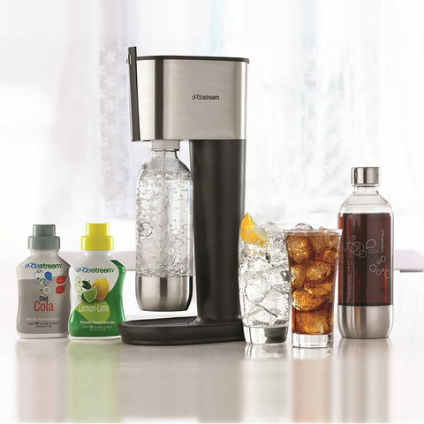 Experience the fun and convenience of a Sodastream, allowing you to make your own sparkling water or sodas whenever you desire.
