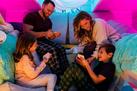 Unwind and bond with your loved ones with our extensive selection of popular games, and let us know in advance if you'd like to request additional card or table-top games for your stay.
