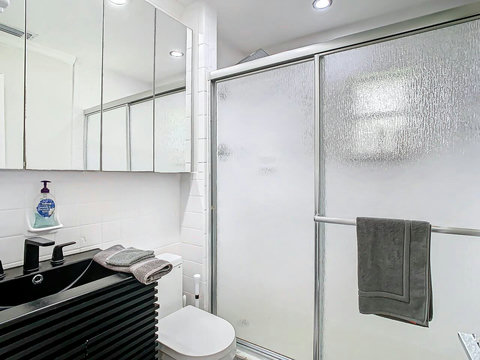 Bathroom with Standing Shower.