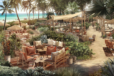 Explore South Beach's attractions- Lincoln Road, Convention Center & Beach at Collins Park Beach - just a short walk, bike, or ride away. Enjoy full-service beach lounge chairs, umbrellas, or indulge in beachfront dining at the exclusive 1BEACH CLUB.