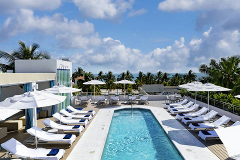 Besides the pool at home,  behind world famous News Cafe, enjoy this Tiffany Rooftop Bar offering heated pool access from $25/pp with Poolside Bar/Food/Beverage, Towel service, and Wifi (subject to availability).